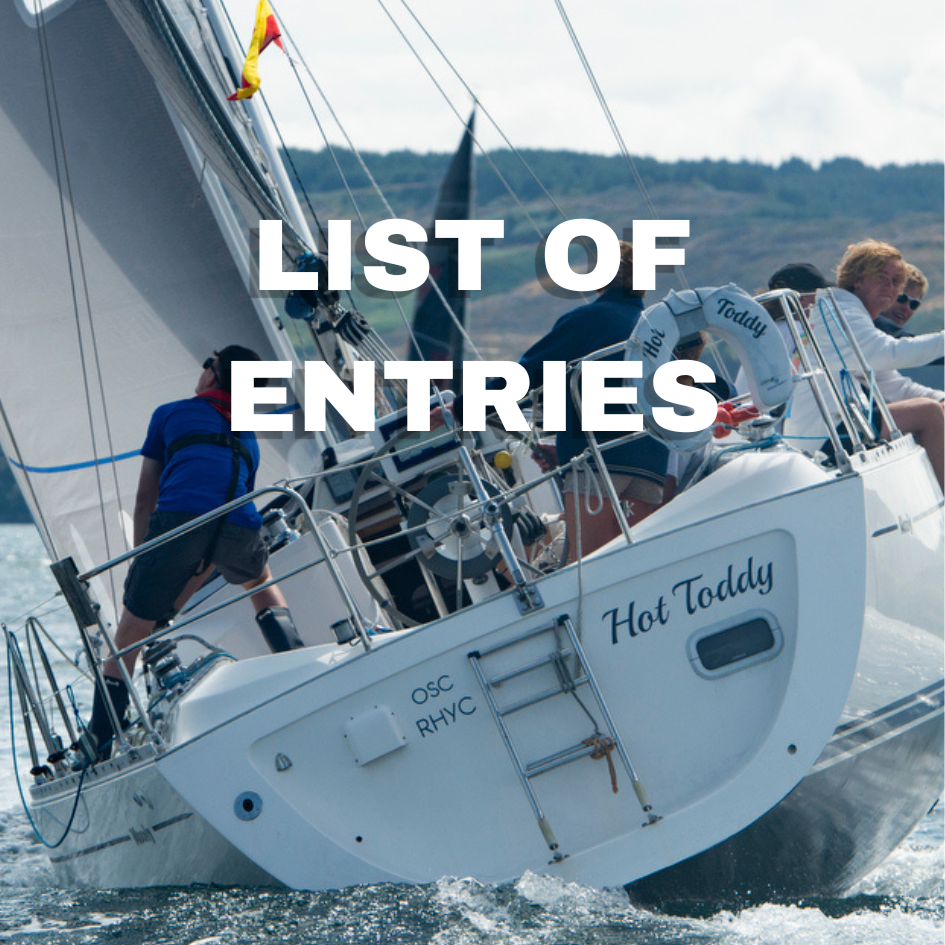 List of Entries 2026